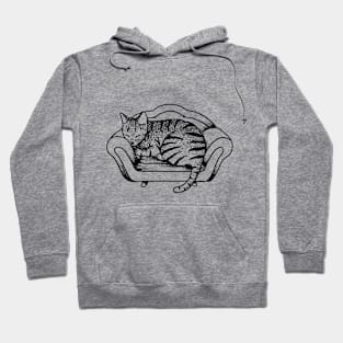 Tiger Cat Sofa Hoodie